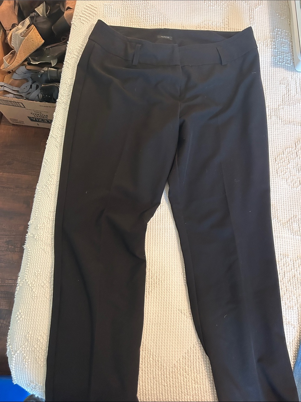 Worthington Black Tailored Trousers - Straight Leg